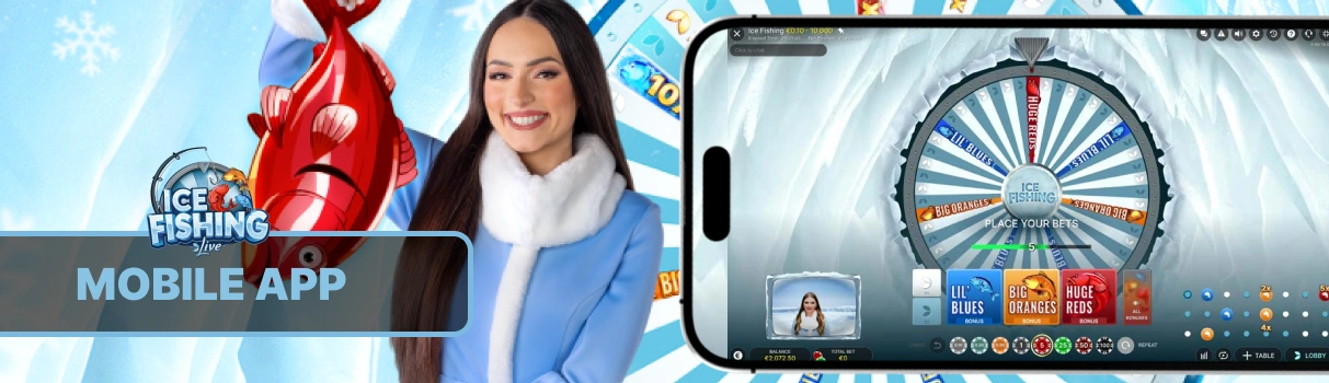 Ice Fishing Mobiele app.